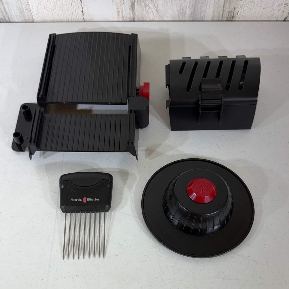 Sonic Blade Accessories Kit Replacement Parts Slicing Guide Meat Fork